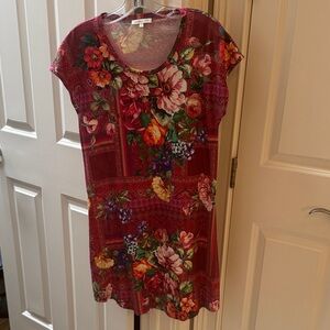 Johnny Was Floral Print Women's Top